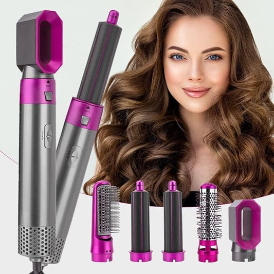 5-in-1 Hot Air Hair Dryer & Styler Tool Set